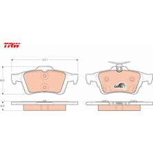 Arka Balata Focus Iı Cmax 03 Connect 02 Laguna Iıı 07 Vectra C 02 Sıgnum 03 C5 08 508 10 18 16478759 Trw 3M512M008AC/ 440601689R/ 93192623