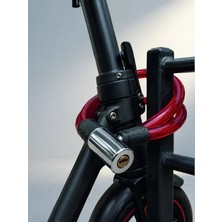 TKÇ Pratik Çelik Halat Kilidi 80 cm Uzunluk ile Güvenli Kullanım