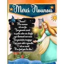 Trendexa Merci Nounou: Cadeau Nounou; Assistante Maternelle, Idée Cadeau Fin De Contrat, Fin D'année, Anniversaire, Noël | Planificateur Quotidien, 107 Pages