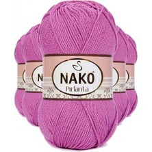 Pileli Store 5 Adet Pırlanta Amigurumi El Örgü Ipi Yünü Gül 1249