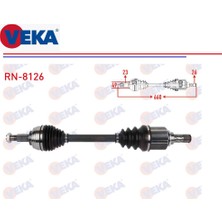 Komple Aks Sol Logan 2 Mcv 2 Sandero Stepway 2012+ 1,5 Dci 0,2/1,0 Tce 660 Mm. 391012689r Veka Rn-8126