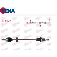 Komple Aks Sağ Logan 2 Mcv 2 Sandero Stepway 2012+ 1,5 Dci 0,2/1,0 Tce 898 Mm. 391004571R Veka RN-8127