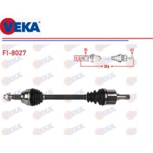 Komple Aks Sol Ducato 3 2,2d 2,3d Mjt 2006-2014 Boxer / Jumper 2,2hdi 2006+ 806 Mm. 1349788080 Veka FI-8027