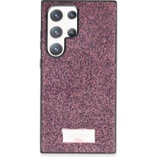 Mey Ithalat®  Samsung Galaxy S23 Ultra Bright Simli Kapak - Derin Mor