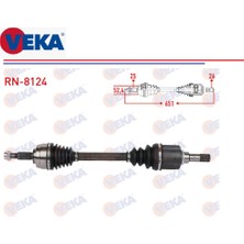Komple Aks Sol Dacia Dokker Lodgy 1,5dci 1,2tce 1,6 2012+ 651 Mm. 391011406r Veka Rn-8124
