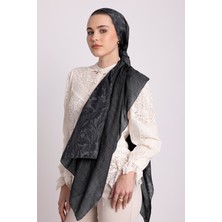 Ayshara Nakkaşhâne Monogram Desenli Çift Taraflı Şal