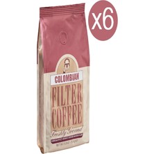 Mehmet Efendi Colombıan Filtre Kahve 250 gr 6 Adet