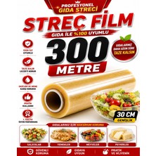 Optimex Gıda Streç Film 30 cm x 300 Metre – Mutfak Tipi Streç Film