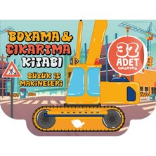 Lidyada Maison Büyük Iş Makineleri Boyama ve Çıkartma Kitabı