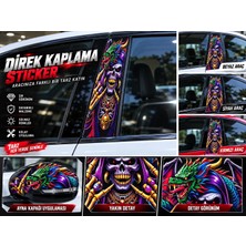 Şimika Kuru Kafa Direk Kaplama 20X50 cm Kaliteli 2 Adet