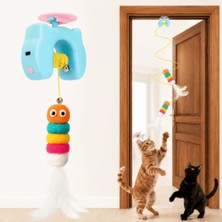 Livenda Otomatik Yo-Yo Kedi Oyuncağı - Şarjlı Oyuncak - Makaralı