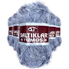 Pileli Store 5 Adet Yumoş Sakallı El Örgü Ipi Yünü 06