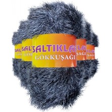 Pileli Store 5 Adet Gökkuşağı El Örgü Ipi Yünü 21