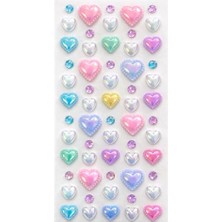 AyrStore 3D Taş Sticker Renkli – Saç, Yüz, Tırnak, Makyaj, Telefon, Ayakkabı ve Dekorasyon Için Işıltılı Parlak Süs Taşı Kendinde