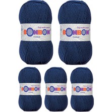 Pileli Store 5 Adet Festival Simli Örgü Ipi Yünü Renk NO:488