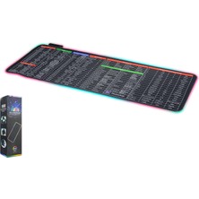 Hadron ZR1003 Rgb Mouse Pad 300 x 800 mm Pc Kısayollar