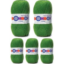 Pileli Store 5 Adet Festival Simli Örgü Ipi Yünü Renk NO:235
