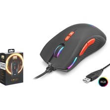 Aoc GM180B Rgb Gaming Mouse 7200 Dpı 7 Tuş Siyah