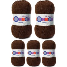 Pileli Store 5 Adet Festival Simli Örgü Ipi Yünü Renk NO:219