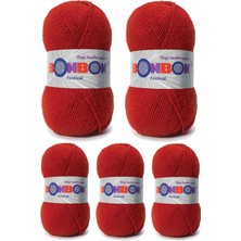 Pileli Store 5 Adet Festival Simli Örgü Ipi Yünü Renk NO:237