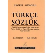 Anonim Özgün Bilim Kültür Yayınları Ilkokul - Ortaokul Türkçe Sözlük Pls. Kapak