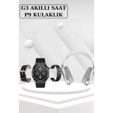 Pileli Store Yeni Nesil Sesli Görüşme Akıllı Saat ve Powerbank Çoklu Şarj Girişli Bluetooth Kulaklık Nabız Ölçer