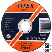 Titex Inox Metal Kesici Taş 115X1.0X22 mm