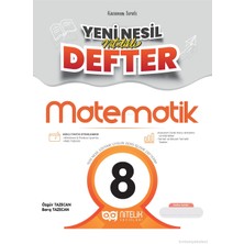 Nitelik Yayınları Nitelik 8. Sınıf Matematik Yeni Nesil Nitelikli Defterim 267 Sayfa