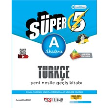 Nitelik Yayınları 5. Sınıf Süper Türkçe A Akademi Yeni Nesile Geçiş Kitabı