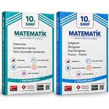 Sonuç Yayınları 10. Sınıf Matematik Kazanım Merkezli Soru Kitapçıkları Seti – Polinomlar Çarpanlara Ayırma Ikinci Dereceden Denklemler Çokgenler Dörtgenler Prizma Piramit – Çözümlü Yeni Nesil Sorular
