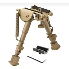 Pileli Store Üstün Metal Alaşım Yaylı Bipod Çatalayak