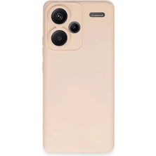 Mey Ithalat®   Redmi Note 13 Pro Plus Kılıf Nano Içi Kadife Silikon - Pudra