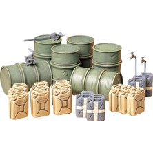 Happy Trend 1/35 German Fuel Drum Plastik Varil Maket Kiti