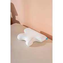 Happy Trend Boyun Destekli Ortopedik Visco Yastık Apne Yastığı 55X40X12/10 cm