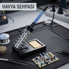Walkies Havya Sehpası - Metal Standlı - Temizleme Süngerli