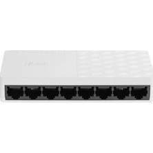 Kaia Life Hılook NS-0108D, 8 Port, Megabit, Yönetilemez, Masaüstü Switch