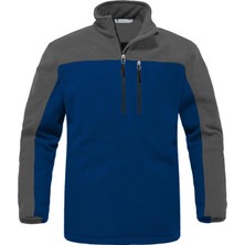 Happy Trend Erkek Mountain Windproof Yarım Fermuarlı Cepli Polar