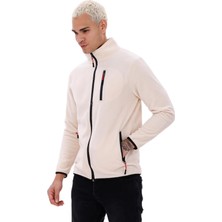 Happy Trend Erkek Biyeli Fermuarlı Spor Polar Ceket