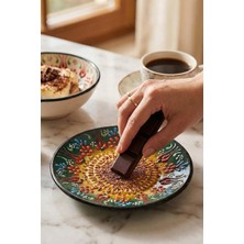 Happy Trend Rende Tabağı Sarımsak, Zencefil, Soğan, Peynir, Parmesan, Çikolata Bebek Maması Öğütücü Öğütücü El Yapımı Dekoratif Renkli Mutfak Sunum Aracı, Koyu Yeşil