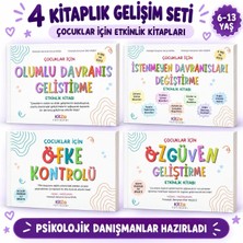 4 Kitap Içeren Set-Öfke Kontrolü,özgüven,olumlu Davranış Geliştirme Veistenmeyen Davranışları Değiştirme Etkinlik Kitapları