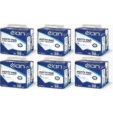 Happy Trend ve Köpek Çiş Pedi, Süper Emici, Sızdırmaz, Koku Önleyici, Tuvalet Eğitim Pedi, 180 Adet (6 Paket x 30 Adet)