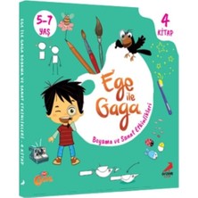 Happy Trend ile Gaga - Boyama ve Sanat Etkinlikleri - 4 Kitap Takım: 5-7 Yaş (Kapak Değişebilir)