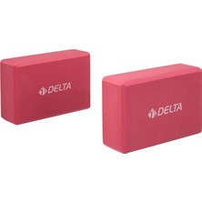 Happy Trend Çiftli Yoga Blok - 2 Adet Yoga Block - Eva Yoga Bloğu Seti,fuşya
