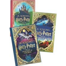 Scholastic Harry Potter Minalima Edition Sorcerer's Stone - Chamber Of Secrets - Prisoner Of Azkaban