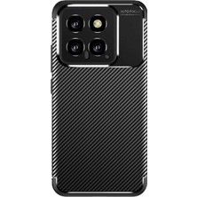 Marsilyan™- Xiaomi Mi 14T Kılıf Auto Focus Karbon Kapak - Siyah