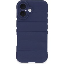 Mey Ithalat®  iPhone 16 Kılıf Optimum Silikon - Lacivert