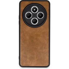 Mey Ithalat®   Redmi 14C Kılıf Aras Deri Kapak - Taba