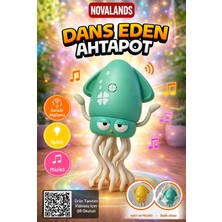 Novalands Dans Eden Şarjlı Müzikli Işıklı Ahtapot-Emeklemeye Yardımcı Dansçı Kali
