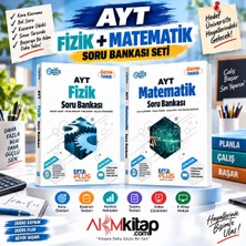 Akm Kitap Çap Yayınları Ayt Matematik ve Fizik Soru Bankası Seti 2 Kitap