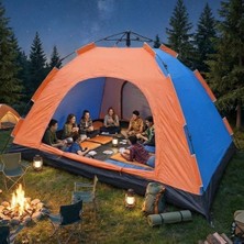 Ayder Timya 10 kişilik Otomatik Kurulum Kamp Çadırı – Outdoor , Suya Dayanıklı Hızlı Kurulum Piknik ve Doğa Için Geniş Aile Çadırı 300X300X170 cm (5523)